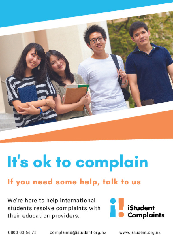 International Student's Dispute Resolution   Istudent Flyer
