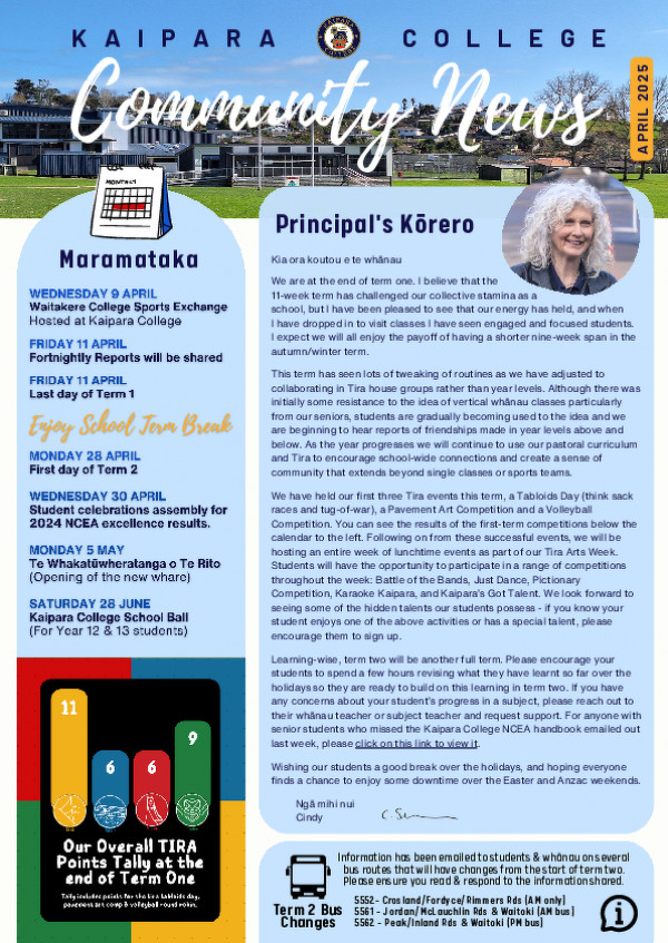2025 April Community News