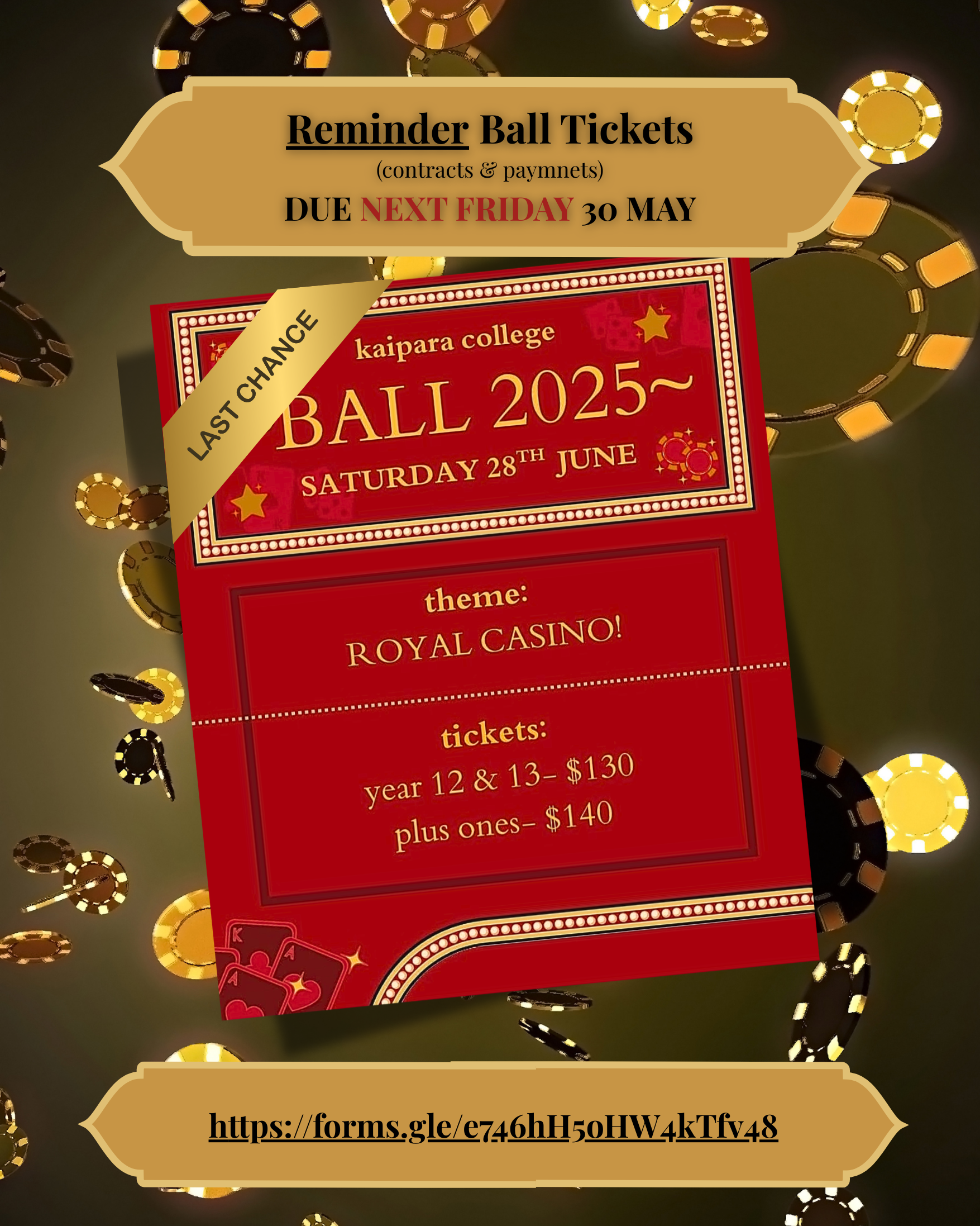 23052025 Ball Tickets Reminder