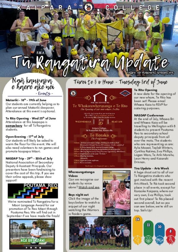 2025 Pānui 3   Tū Rangatira